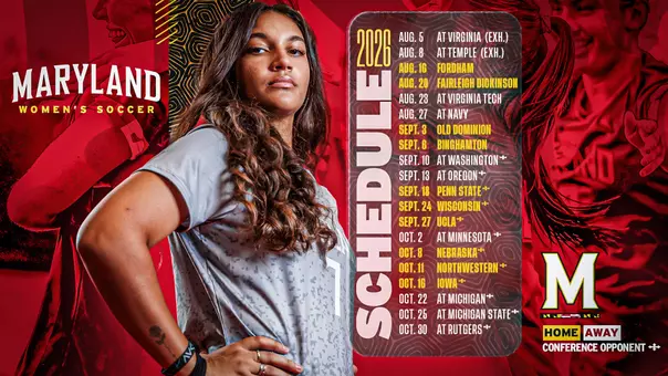 Women's Soccer 2026 Schedule Graphic