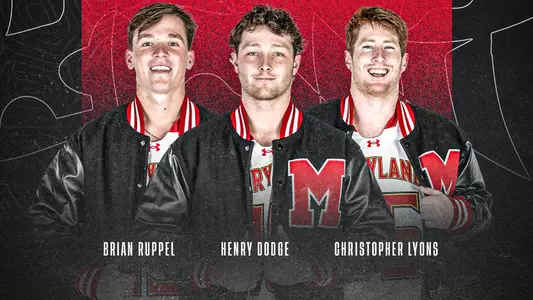 Brian Ruppel, Henry Dodge, and Christopher Lyons Posed Graphics Men's Lacrosse
