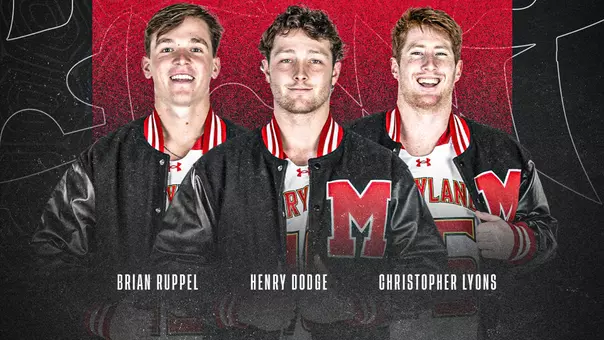 Brian Ruppel, Henry Dodge, and Christopher Lyons Posed Graphics Men's Lacrosse