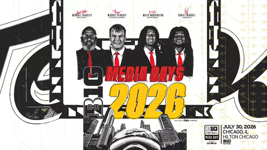 2026 Big Ten Football Media Day Graphic