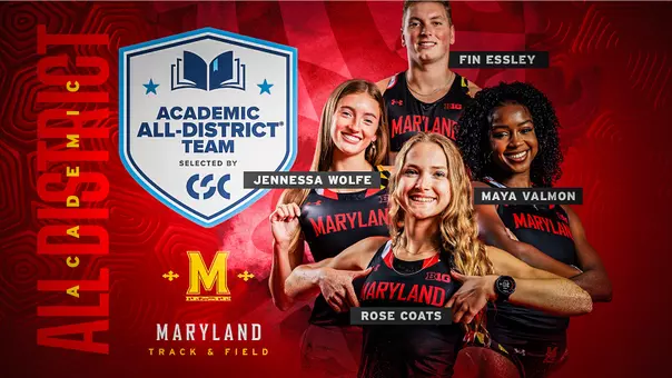2026 Track & Field Academic All-District Graphic