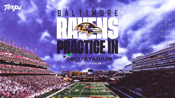 Baltimore Ravens practice at SECU