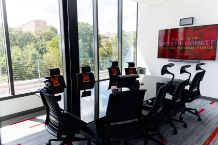 Conference Room
Photos from BPC Unveiling at Basketball Performance Center in College Park, MD on Tuesday, Sep. 2, 2025.
Grayson Belanger/Maryland Terrapins