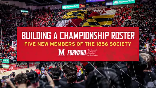 Eric and Joelle Drenner, Bob Stacy, and Mike and Mary Strittmatter each made six-figure gifts at the end of the University of Maryland’s fiscal year this past month to join the 1856 Society and help propel Maryland Athletics to its record-breaking fundraising efforts.