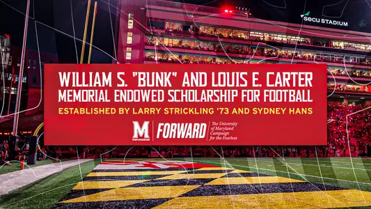 Memorial Scholarship Established to Honor of Maryland Football, Athletics Icons