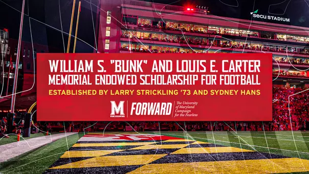 Memorial Scholarship Established to Honor of Maryland Football, Athletics Icons