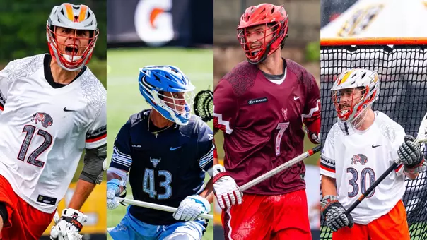 Collage of Professional Terrapins Premier Lacrosse League Action Shots