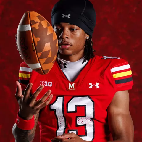 Wide Receiver Chris Durr Jr. (#13)
Photos from Football Content Photoshoot at Jones-Hill House in College Park, MD on Monday, Jun. 15, 2026.
Grayson Belanger/Maryland Terrapins