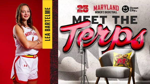 Lea Bartelme Meet the Terps front page graphic