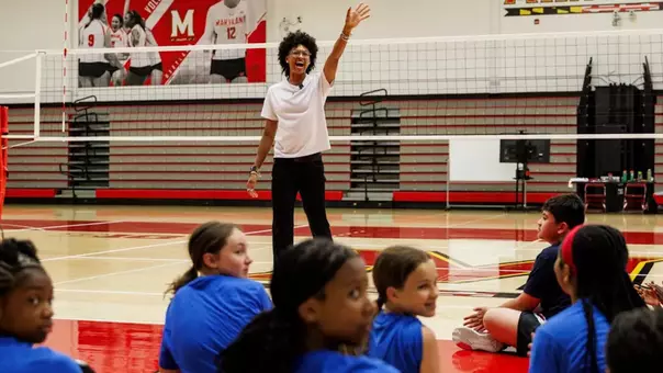 Rainelle Jones speaks to students