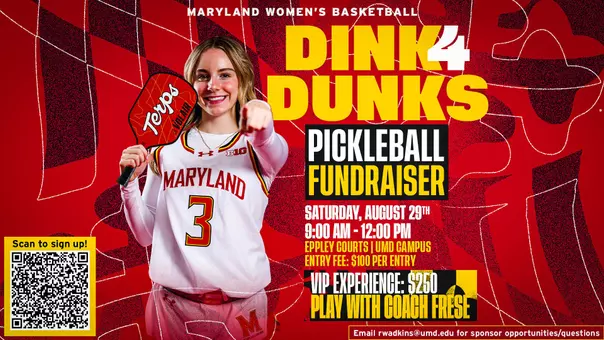 Dinks 4 Dunks event flyer