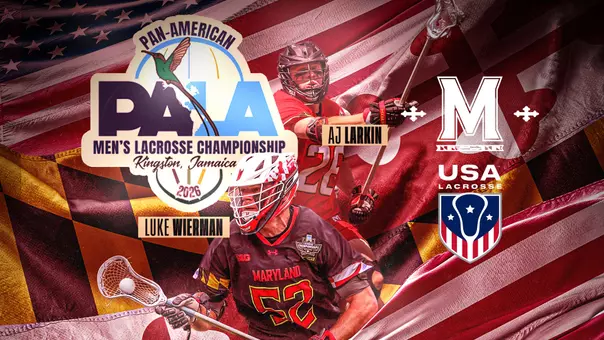 Men's Lacrosse Aj Larkin and Luke Wierman USA Lacrosse Championships Graphic