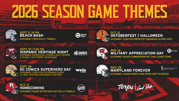 2026 football season giveaway themes graphic version 2