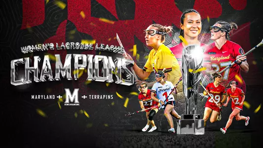 Women's Lacrosse League Former Terps championship graphic