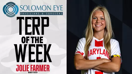 Jolie Farmer Terp of the Week Graphic