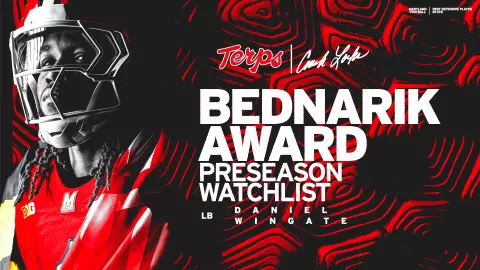 Daniel Wingate 2026 Chuck Bednarik Award Watch List Graphic