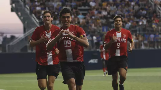 Said El Eyssami celebrates a goal against Pitt