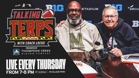 Talking Terps with Coach Locks radio show graphic