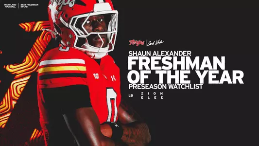 Zion Elee Shaun Alexander Freshman of the Year Watch List Graphic