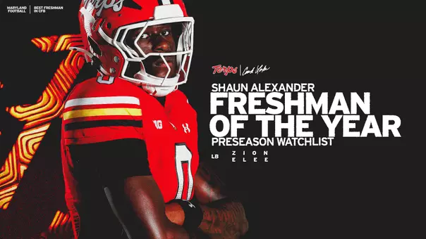 Zion Elee Shaun Alexander Freshman of the Year Watch List Graphic