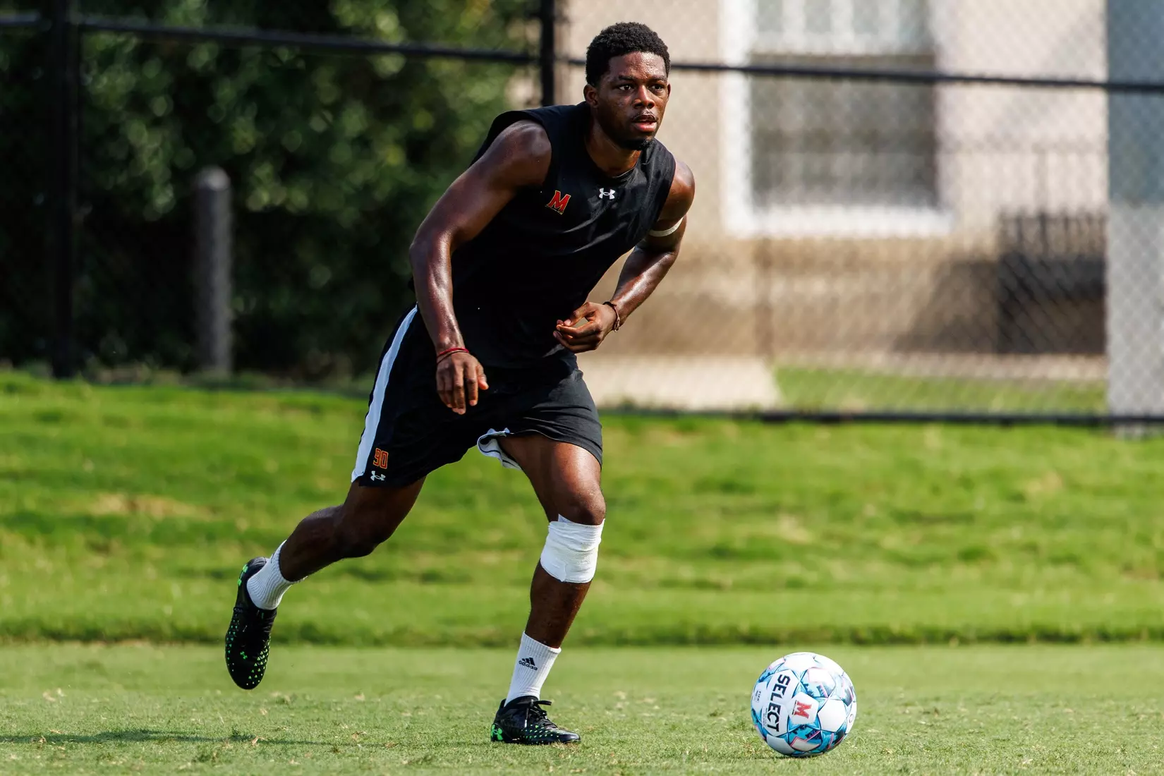 Defender Farouk Cisse (90)
Photos from Men's Soccer practice at Ludwig Field in College Park, MD on Tuesday, Aug. 4, 2026.
Allison Mize/Maryland Terrapins