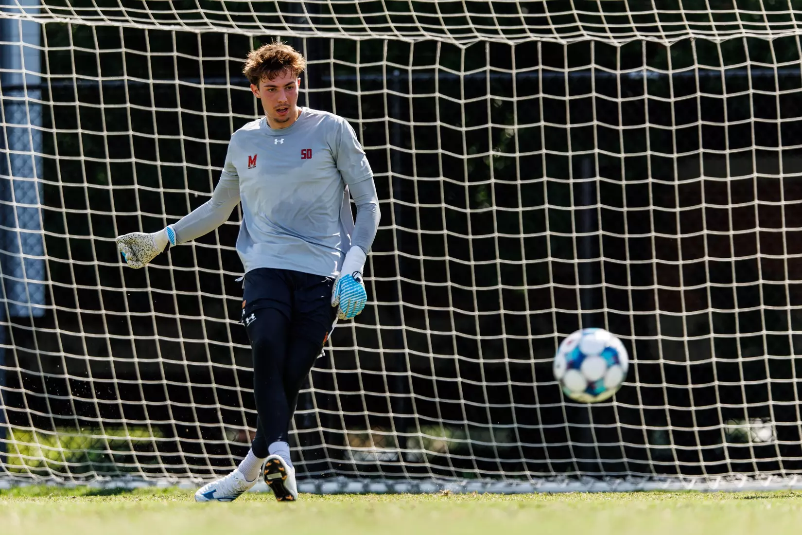 Goalkeeper Alexander Milosevic (50)
Photos from Men's Soccer practice at Ludwig Field in College Park, MD on Tuesday, Aug. 4, 2026.
Allison Mize/Maryland Terrapins