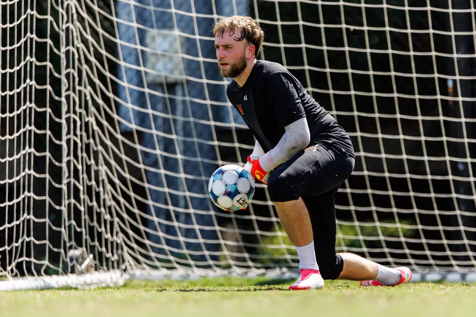 Goalkeeper Laurin Mack (38)
Photos from Men's Soccer practice at Ludwig Field in College Park, MD on Tuesday, Aug. 4, 2026.
Allison Mize/Maryland Terrapins