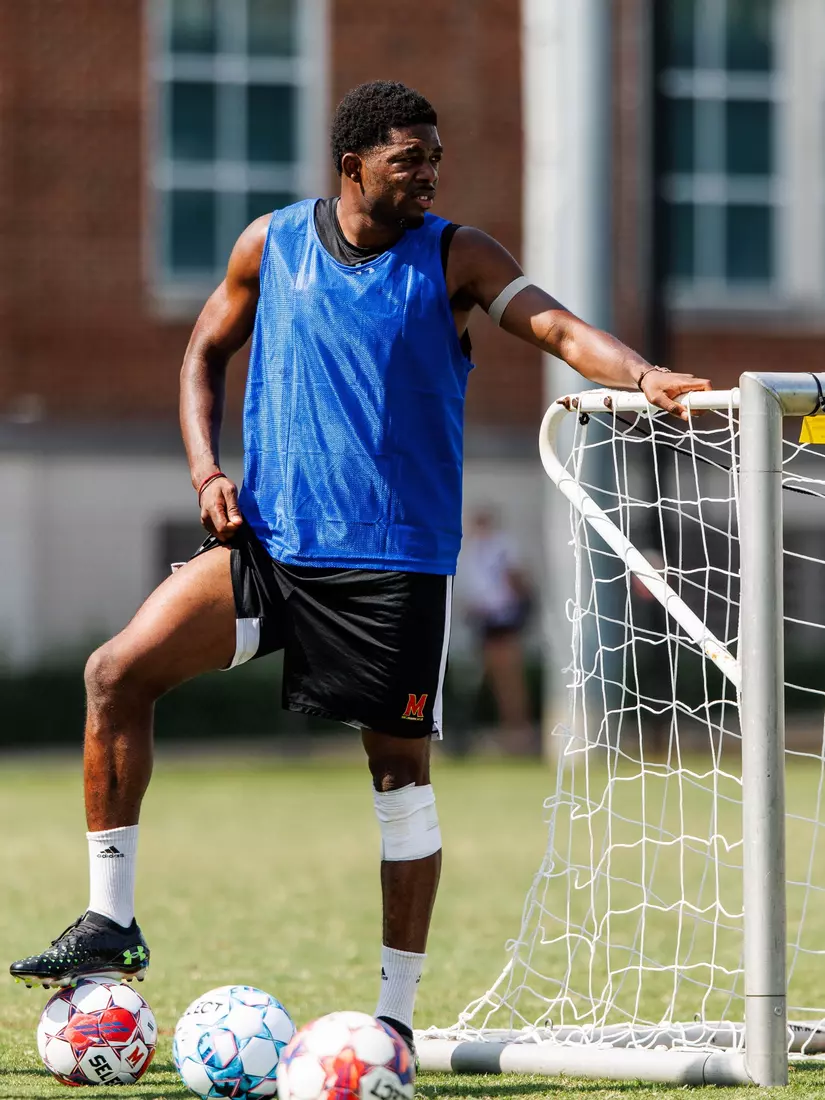 Defender Farouk Cisse (90)
Photos from Men's Soccer practice at Ludwig Field in College Park, MD on Tuesday, Aug. 4, 2026.
Allison Mize/Maryland Terrapins