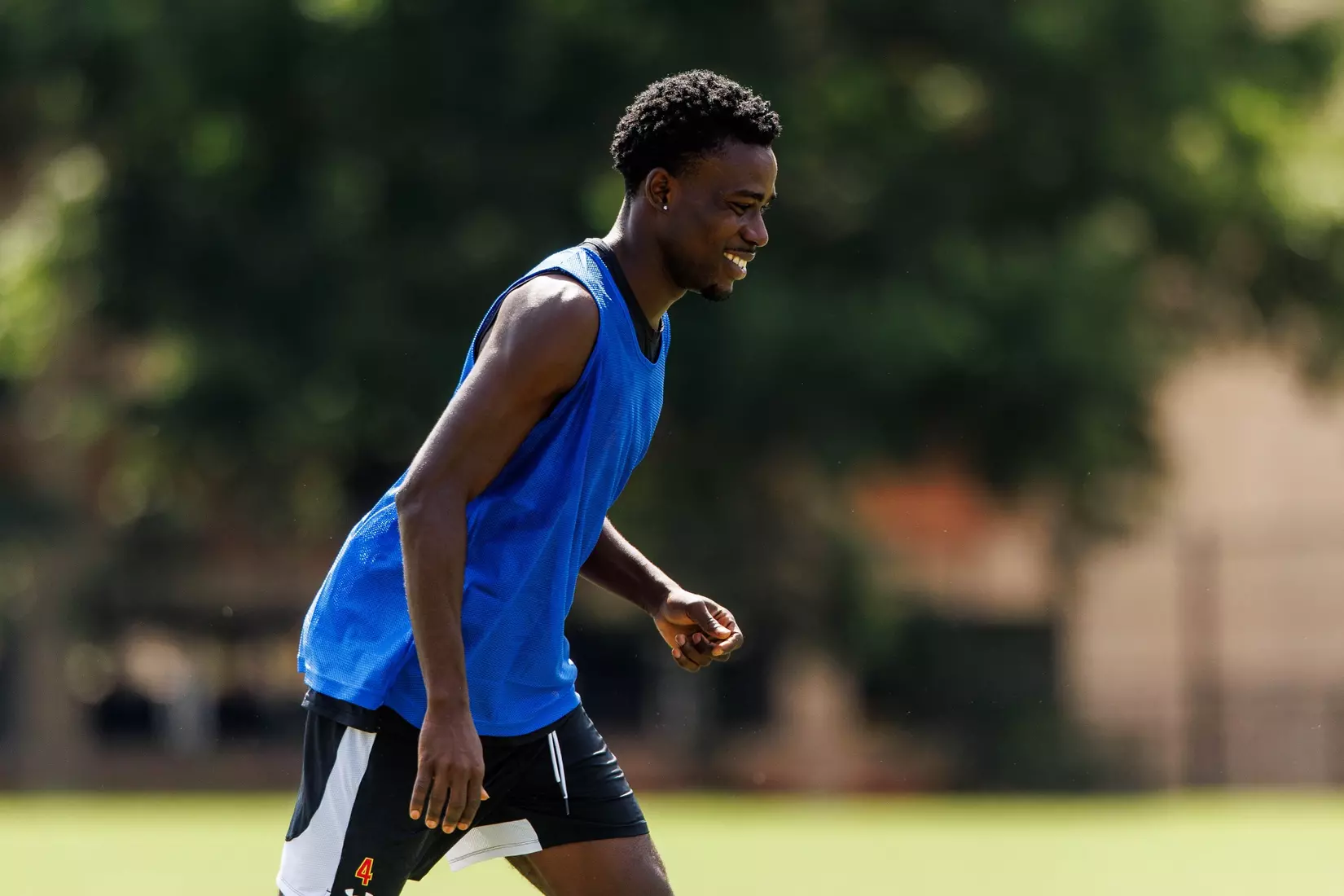 Midfielder Jason Atakora (4)
Photos from Men's Soccer practice at Ludwig Field in College Park, MD on Tuesday, Aug. 4, 2026.
Allison Mize/Maryland Terrapins