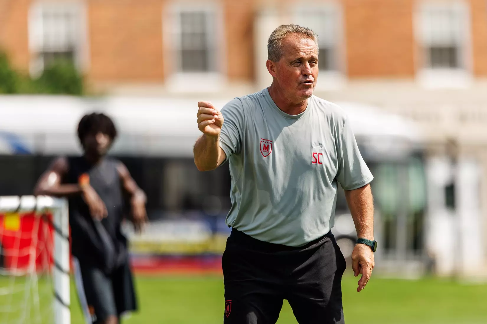 Head Coach Sasho Cirovski
Photos from Men's Soccer practice at Ludwig Field in College Park, MD on Tuesday, Aug. 4, 2026.
Allison Mize/Maryland Terrapins