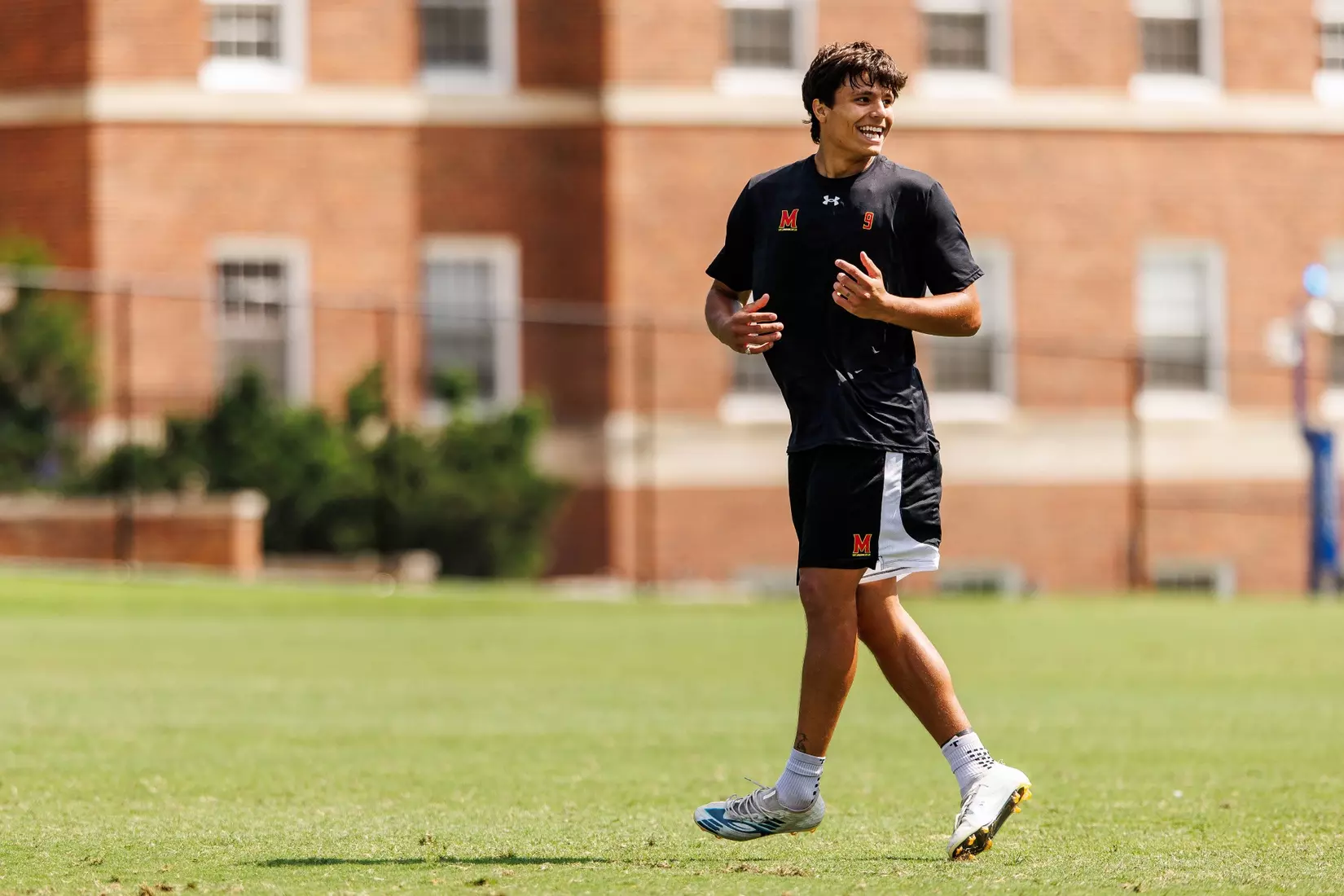 Forward Rodrigo Neri (9)
Photos from Men's Soccer practice at Ludwig Field in College Park, MD on Tuesday, Aug. 4, 2026.
Allison Mize/Maryland Terrapins