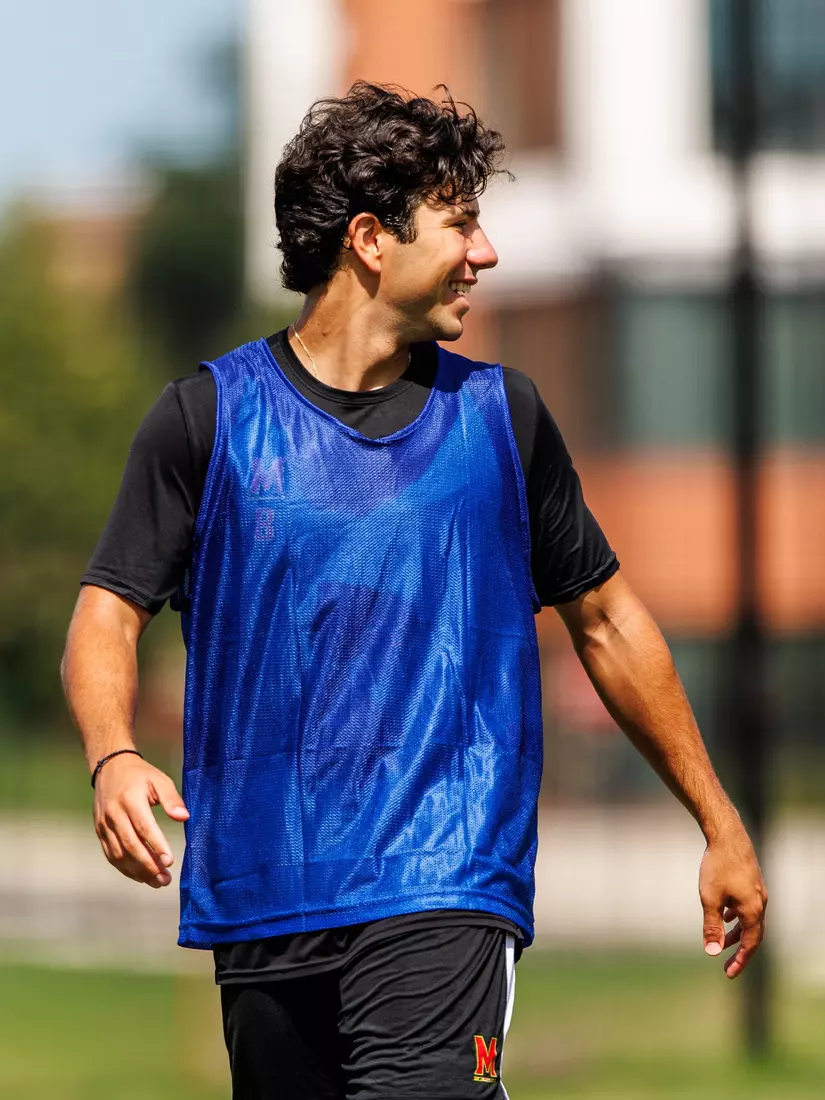 Midfielder Albi Ndrenika (8)
Photos from Men's Soccer practice at Ludwig Field in College Park, MD on Tuesday, Aug. 4, 2026.
Allison Mize/Maryland Terrapins