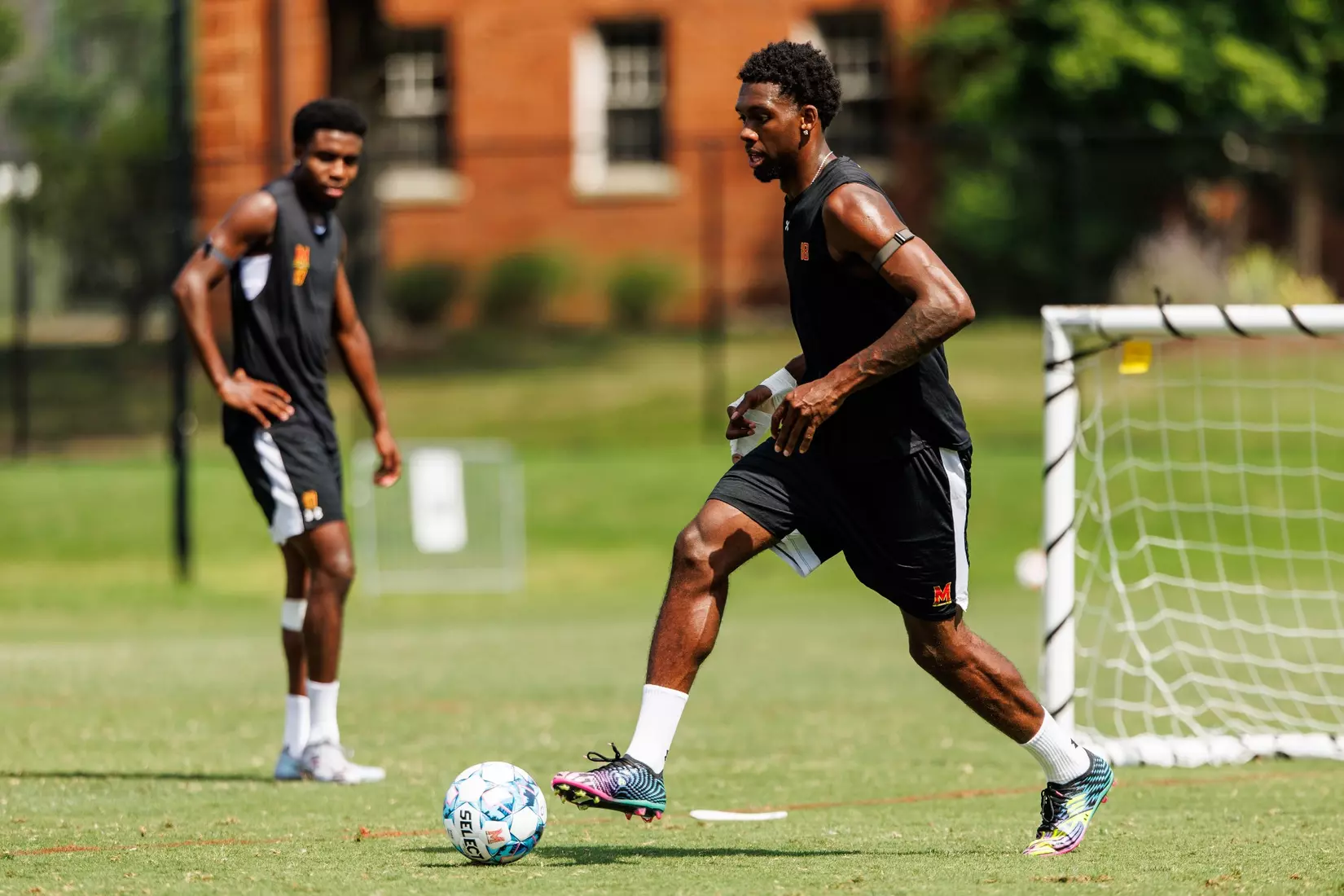 Defender Jace Clark (18)
Photos from Men's Soccer practice at Ludwig Field in College Park, MD on Tuesday, Aug. 4, 2026.
Allison Mize/Maryland Terrapins