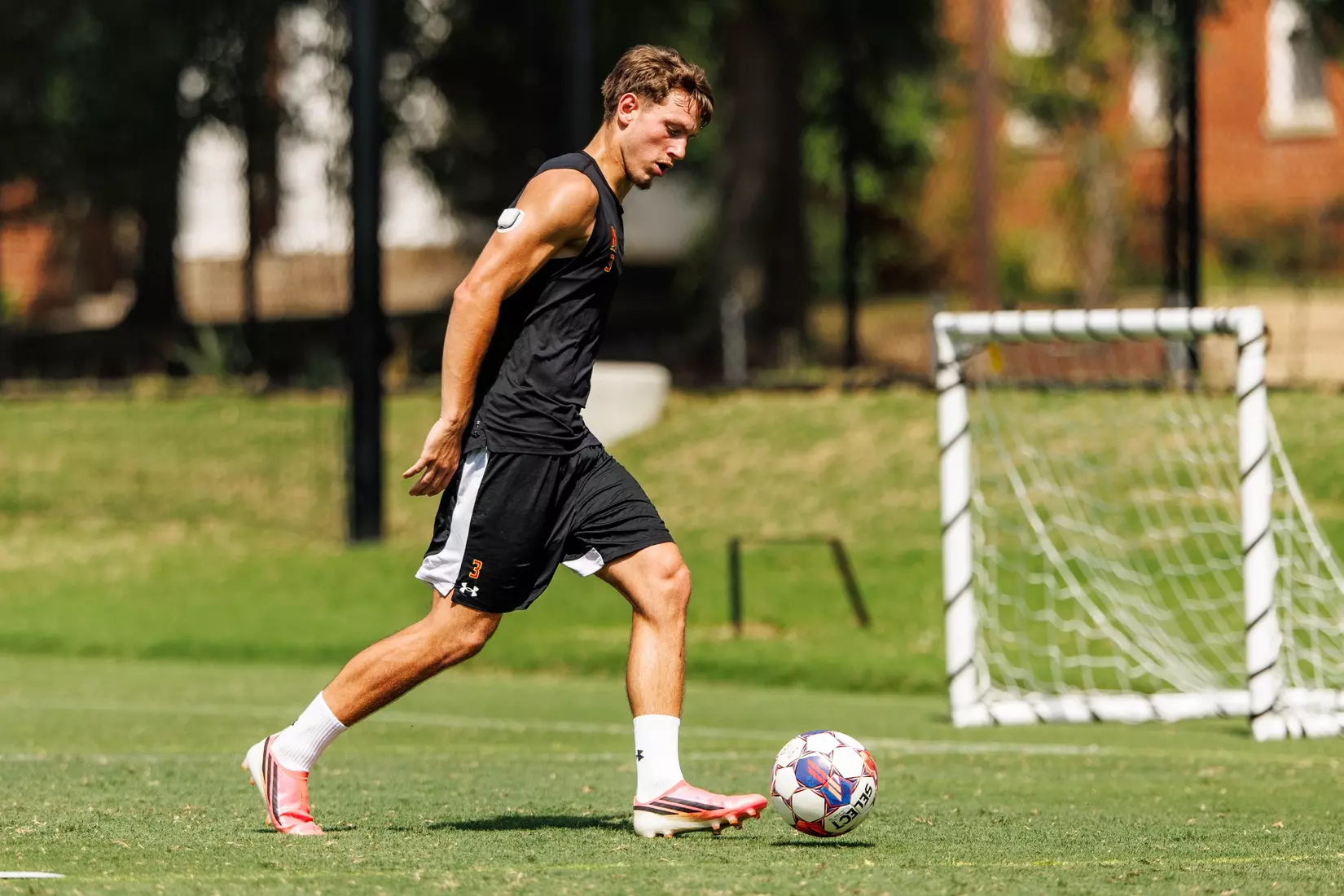 Defender Lilian Fichelle (3)
Photos from Men's Soccer practice at Ludwig Field in College Park, MD on Tuesday, Aug. 4, 2026.
Allison Mize/Maryland Terrapins