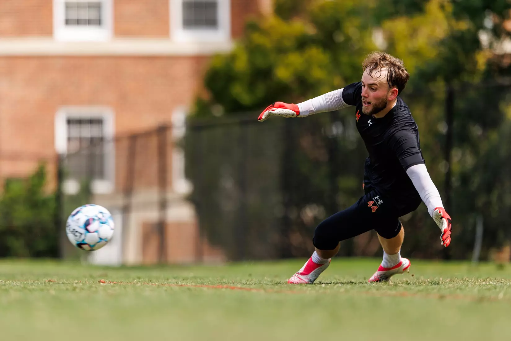 Goalkeeper Laurin Mack (38)
Photos from Men's Soccer practice at Ludwig Field in College Park, MD on Tuesday, Aug. 4, 2026.
Allison Mize/Maryland Terrapins