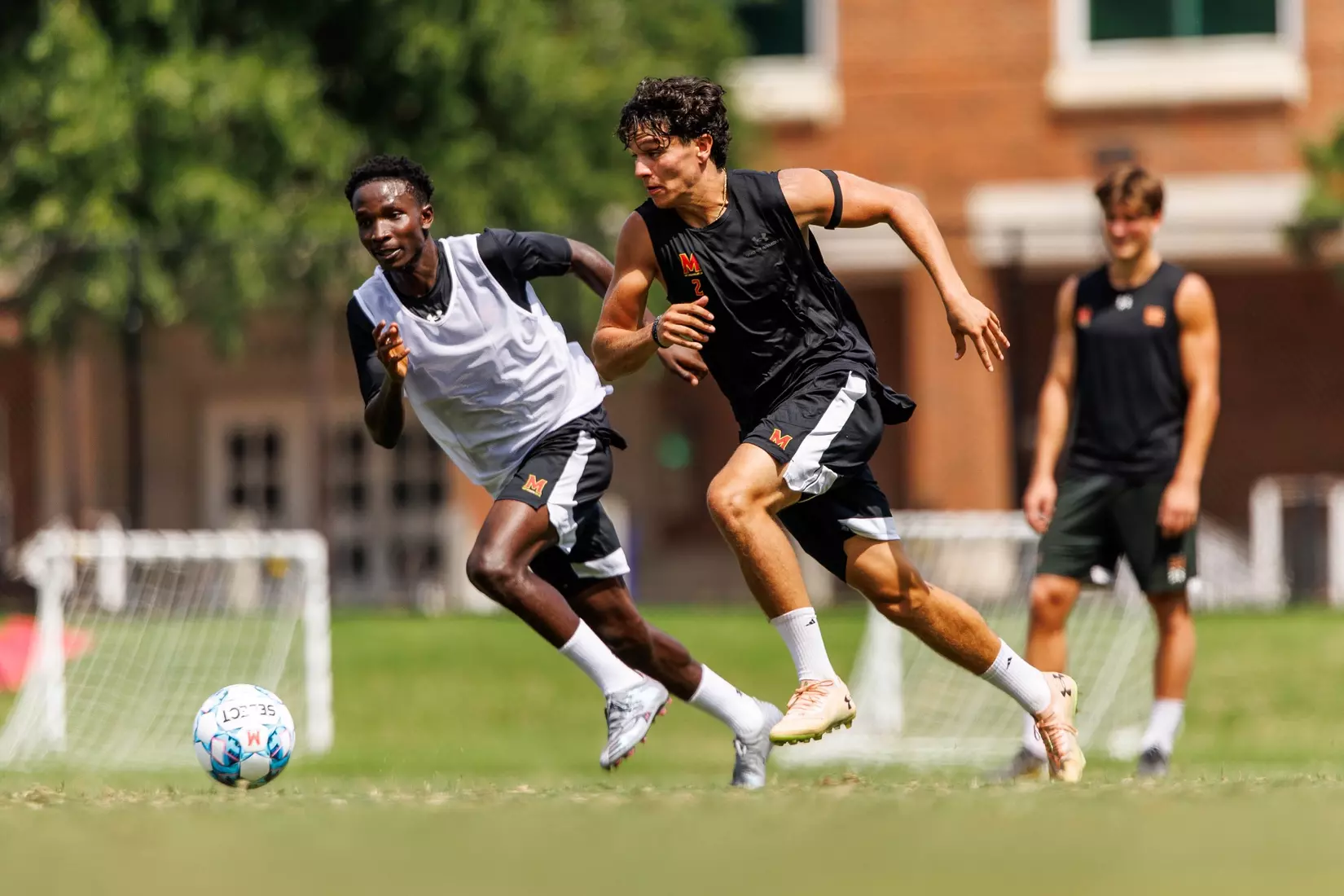 Midfielder Luke Burdett (2)
Photos from Men's Soccer practice at Ludwig Field in College Park, MD on Tuesday, Aug. 4, 2026.
Allison Mize/Maryland Terrapins