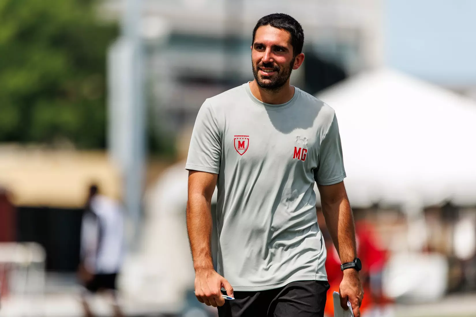Assistant Coach Michael Gould
Photos from Men's Soccer practice at Ludwig Field in College Park, MD on Tuesday, Aug. 4, 2026.
Allison Mize/Maryland Terrapins
