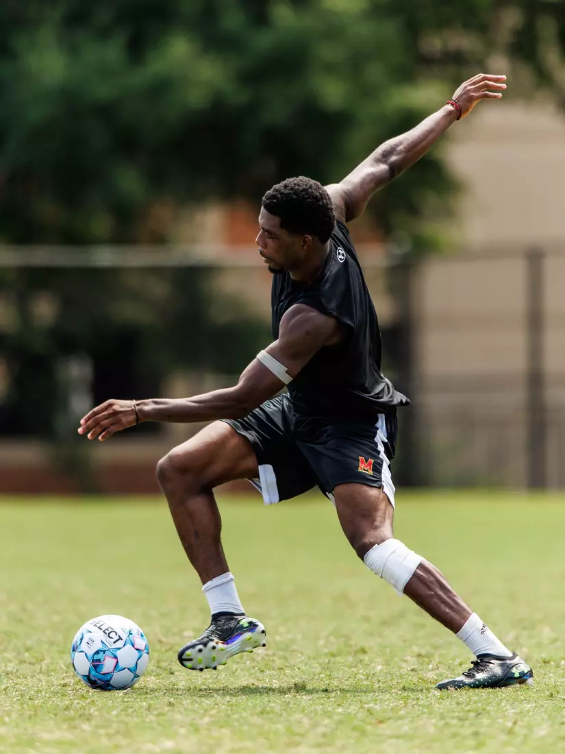 Defender Farouk Cisse (90)
Photos from Men's Soccer practice at Ludwig Field in College Park, MD on Tuesday, Aug. 4, 2026.
Allison Mize/Maryland Terrapins