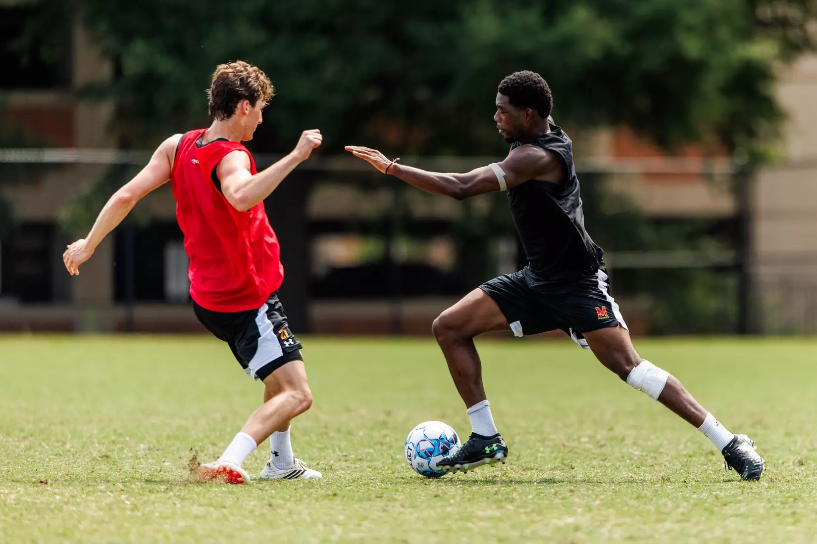 Defender Farouk Cisse (90)
Photos from Men's Soccer practice at Ludwig Field in College Park, MD on Tuesday, Aug. 4, 2026.
Allison Mize/Maryland Terrapins