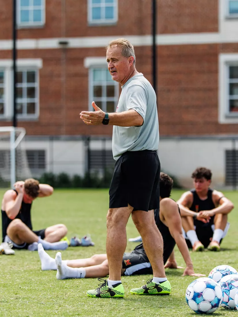 Head Coach Sasho Cirovski
Photos from Men's Soccer practice at Ludwig Field in College Park, MD on Tuesday, Aug. 4, 2026.
Allison Mize/Maryland Terrapins
