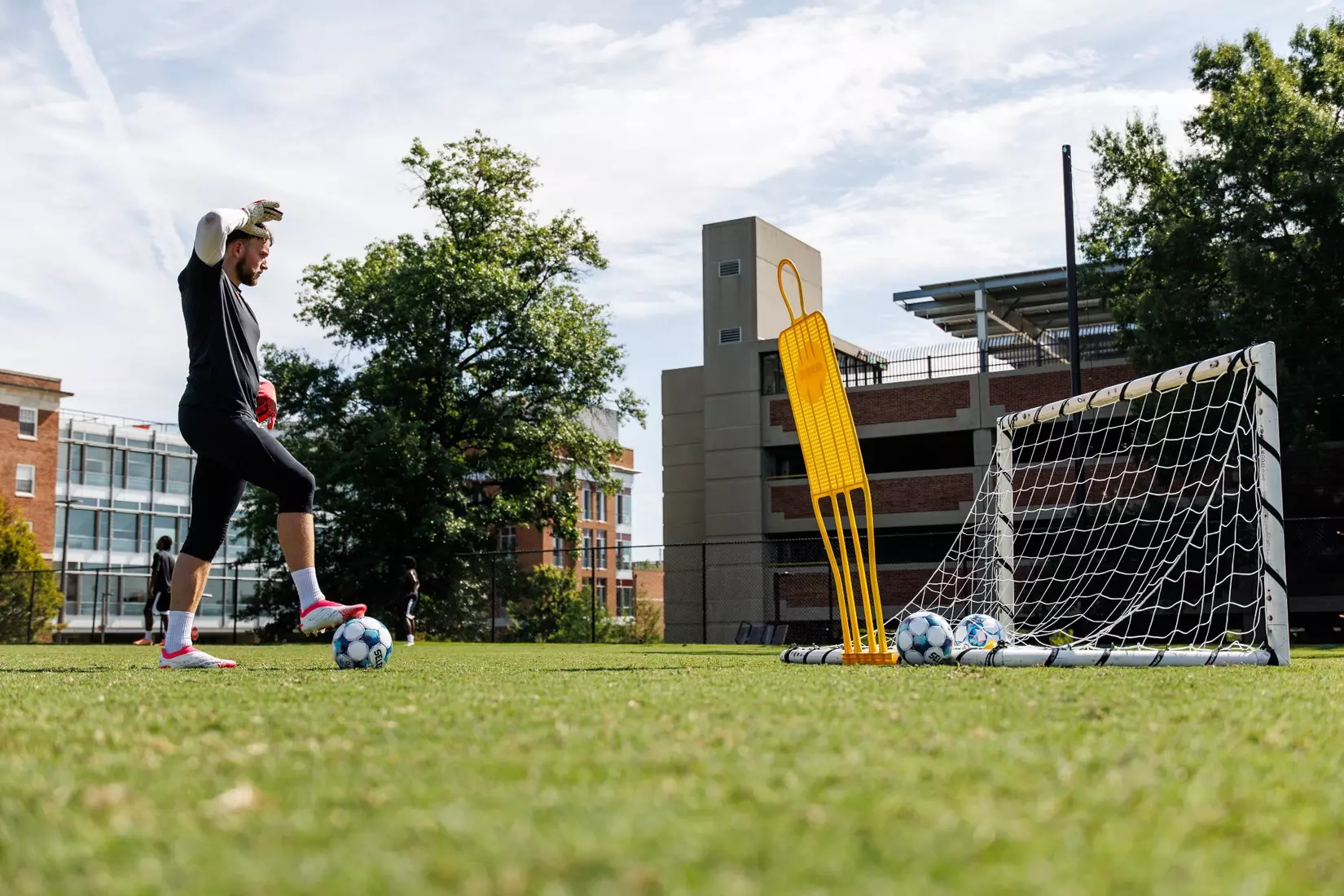 Goalkeeper Laurin Mack (38)
Photos from Men's Soccer practice at Ludwig Field in College Park, MD on Tuesday, Aug. 4, 2026.
Allison Mize/Maryland Terrapins