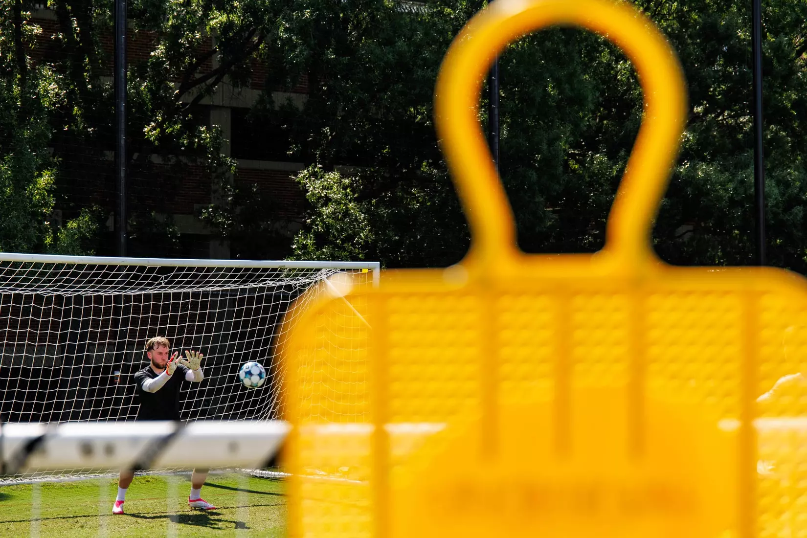 Goalkeeper Laurin Mack (38)
Photos from Men's Soccer practice at Ludwig Field in College Park, MD on Tuesday, Aug. 4, 2026.
Allison Mize/Maryland Terrapins