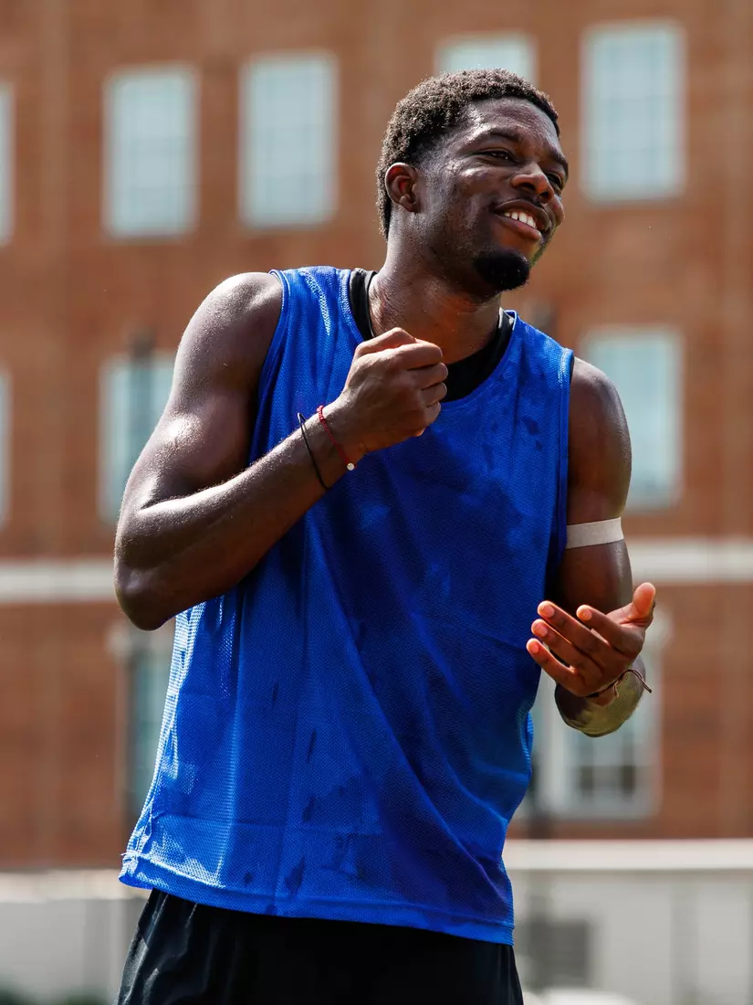 Defender Farouk Cisse (90)
Photos from Men's Soccer practice at Ludwig Field in College Park, MD on Tuesday, Aug. 4, 2026.
Allison Mize/Maryland Terrapins