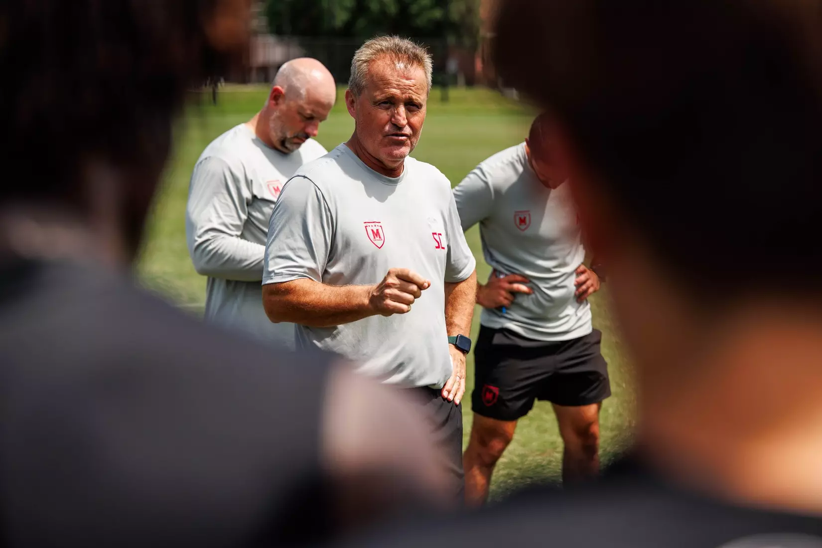 Head Coach Sasho Cirovski
Photos from Men's Soccer practice at Ludwig Field in College Park, MD on Tuesday, Aug. 4, 2026.
Allison Mize/Maryland Terrapins