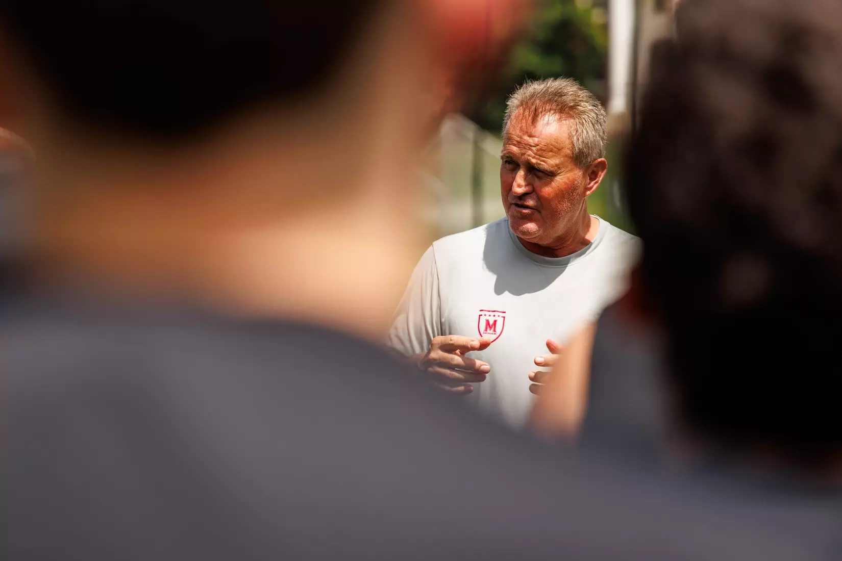 Head Coach Sasho Cirovski
Photos from Men's Soccer practice at Ludwig Field in College Park, MD on Tuesday, Aug. 4, 2026.
Allison Mize/Maryland Terrapins