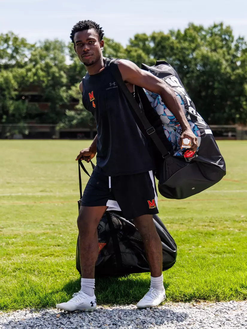 Midfielder Jason Atakora (4)
Photos from Men's Soccer practice at Ludwig Field in College Park, MD on Tuesday, Aug. 4, 2026.
Allison Mize/Maryland Terrapins