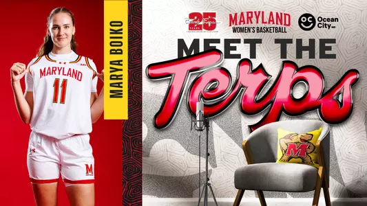 Meet the Terps graphic Marya Boiko