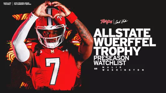 Malik Washington 2026 Allstate Wuerffel Trophy Watch List Graphic