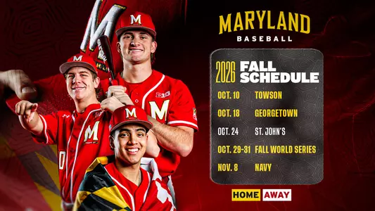 2026 Fall Baseball Schedule Graphic