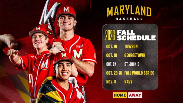 2026 Fall Baseball Schedule Graphic